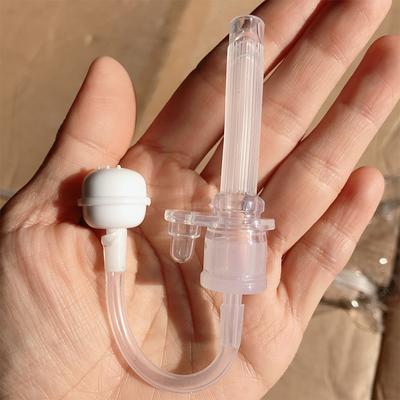Children Water Cup Straw Liquid Silicone Sippy Drink Feeding Bottle Accessories
