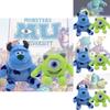 Adorable Monsters University Mike Wazowski Sulley Plush Keychain With Soft Short Plush Material