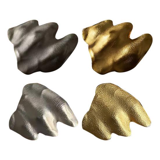 Finger Ring Adjustable Fit Irregular Pleated Joint Ring Exquisite Craftsmanship Unisex Alloy Finger Band Jewelry Gift