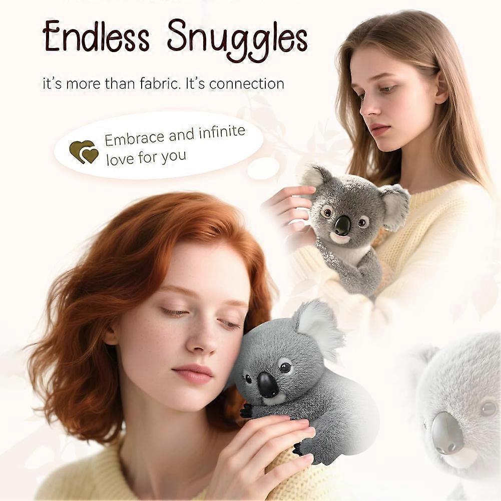 Koaly - La Guarigione Emotiva Koaly su Richiesta, Peluche Koaly per Supporto Emotivo, Imita i Movimenti Naturali per un Comfort Realistico, Bambola Morbida da Coccolare