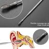 6 Counts Set Stainless Steel Spiral Ear Massage Cleaning Tool,Stainless Steel Earwax Removal Tool kit,Mini Portable Ear