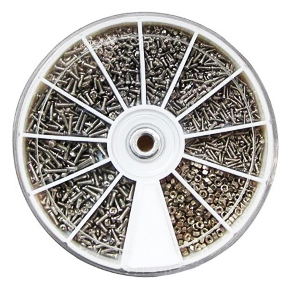 120/600 шт./компл. маленькие винты из нержавеющей стали, 12 видов гаек ...