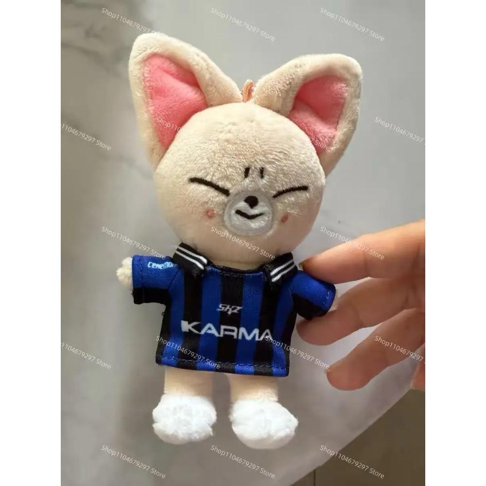 Νέο SKZOO Stray Kids Μπλε Στυλ Μπλούζας Είδωλο Ίδιο Στυλ Τελετή Καταδίωξης Αστεριών Αίσθηση SKZ Θήκη Ανεμιστήρα Bangchan Li Minhao Βελούδινο Μπρελόκ