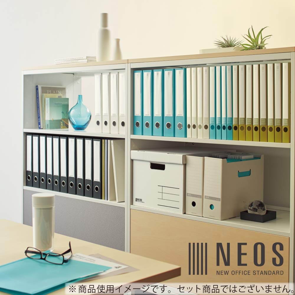 KOKUYO NEOS Individual Folders, A4 size, 15mm binding, 3-sided binding, 10 folders, Navy, A4P-NEF15DBX10