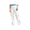 Adidas Striped Elastic Waist Straight Casual Pants Women Bottoms White IR6091
