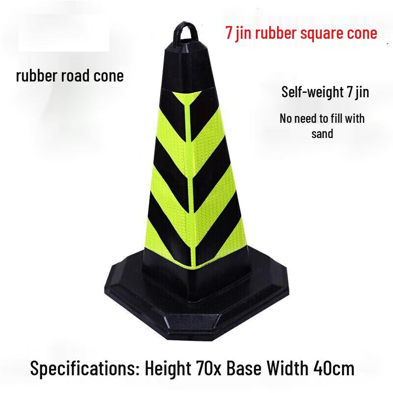 Square Reflective Road Cone
