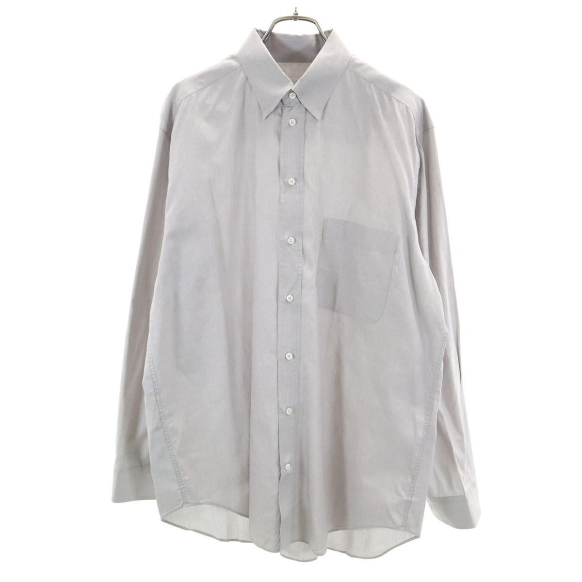 

ARMANI COLLEZIONI Long sleeve Cotton shirt 41 Gray Men s Used