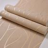 Background Wallpaper Room Decoration 53cm Wall Stickers Thickened Bedroom Curve Stripes Moisture-proof Non-woven European Modern