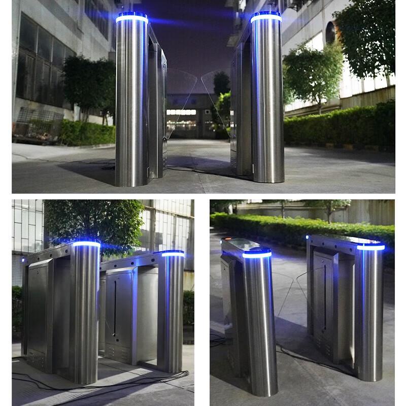 Realand Bridge-Type Flap Barrier Access Control Gate CN Plug (adapter Included)