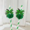 50Pcs Coconut Honeycomb Papier Stroh Einweg Abbaubar Party Trinken Stroh
