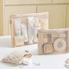 Mesh Storage Bag with Zipper Lightweight Breathable Makeup Bag Double Layer Large Capacity Storage Pouch for Travel And Business Trips