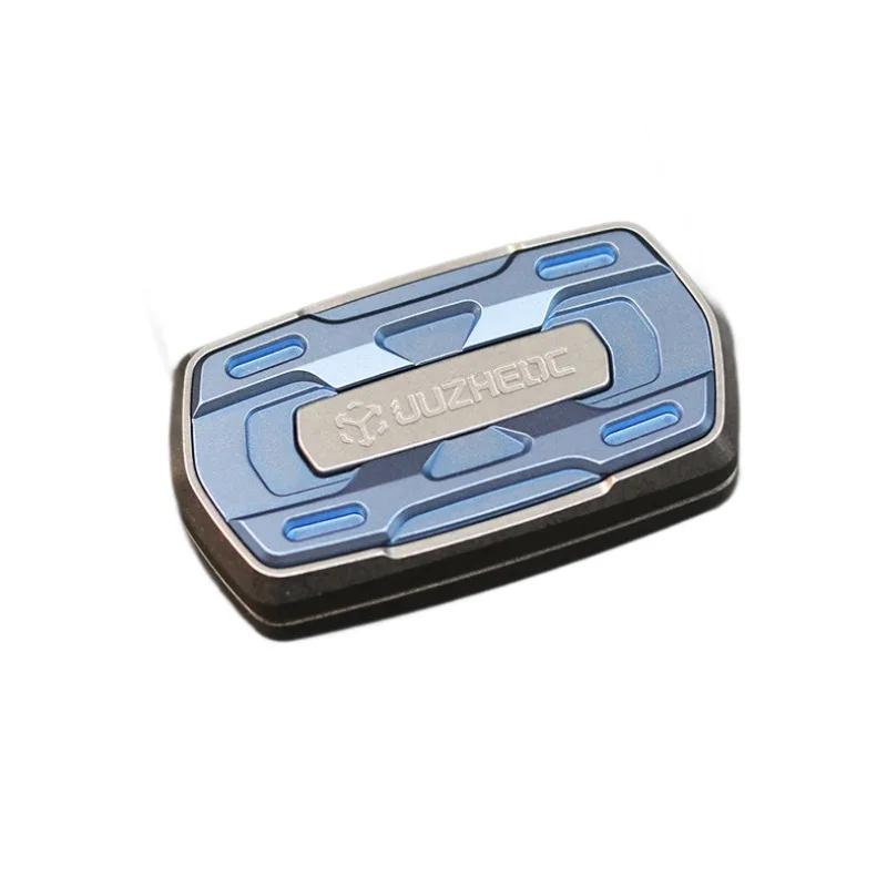 Magnetic Push Slider Pushing Card Plate Mini Fidget Stress Relief Toy Edc Metal Haptic Coin Antistresse Relieve Anti-Stress Lure