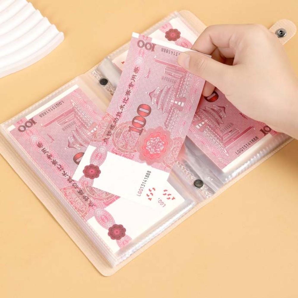 A6 Button Notebook for Money Flower Printed Daily Plan Cash Budget Ledger Anti-splash Water Diary Notepad Leather Savings Book