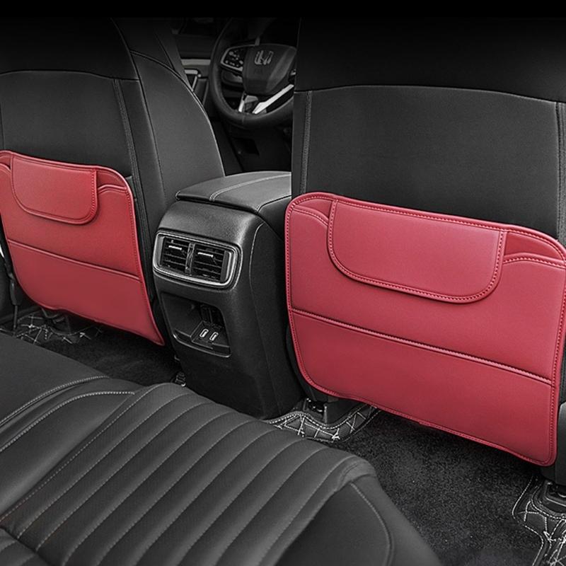 Easy Clean Waterproof Car Seat Protector Leather Cover Universal Car Seat Not Kick Mat Waterproof for Back Seats
