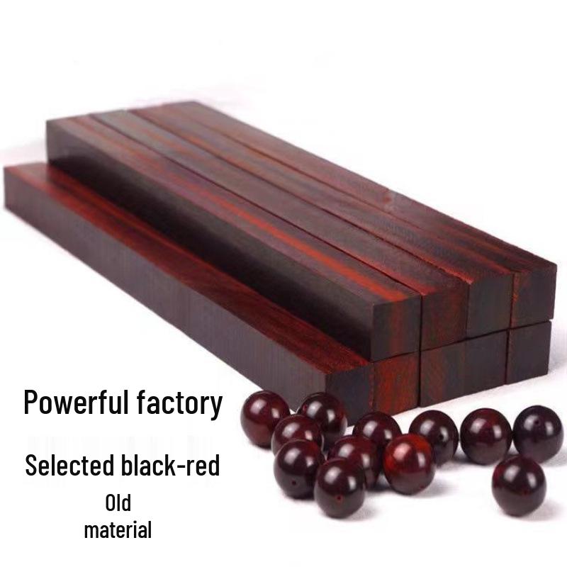 Red Sandalwood Offcuts: High-Density, Super Hard Materials for Hairpins, Suona Rods, Prayer Beads, and Erhu.