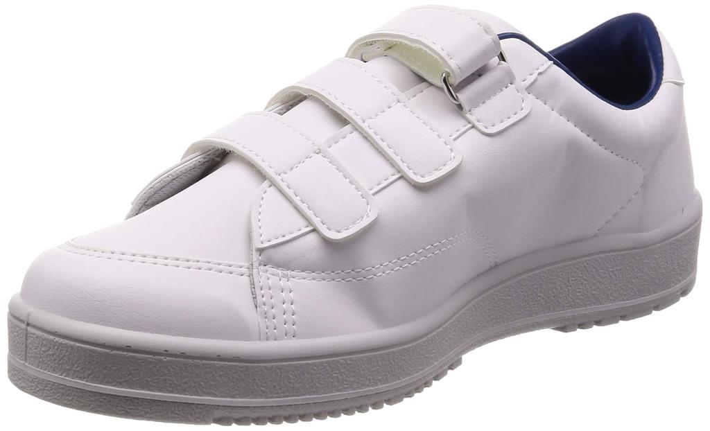 Moonstar 07 Rehabilitation and Nursing Shoes Single Size 3E Men's/Women's V-Step (Sold Foot) White, 22cm,