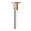 T Slot Semi Round Flat Bottom Router Bit Suitable for Woodworking Bending and Slotting Smooth Cutting Accurate Grooving