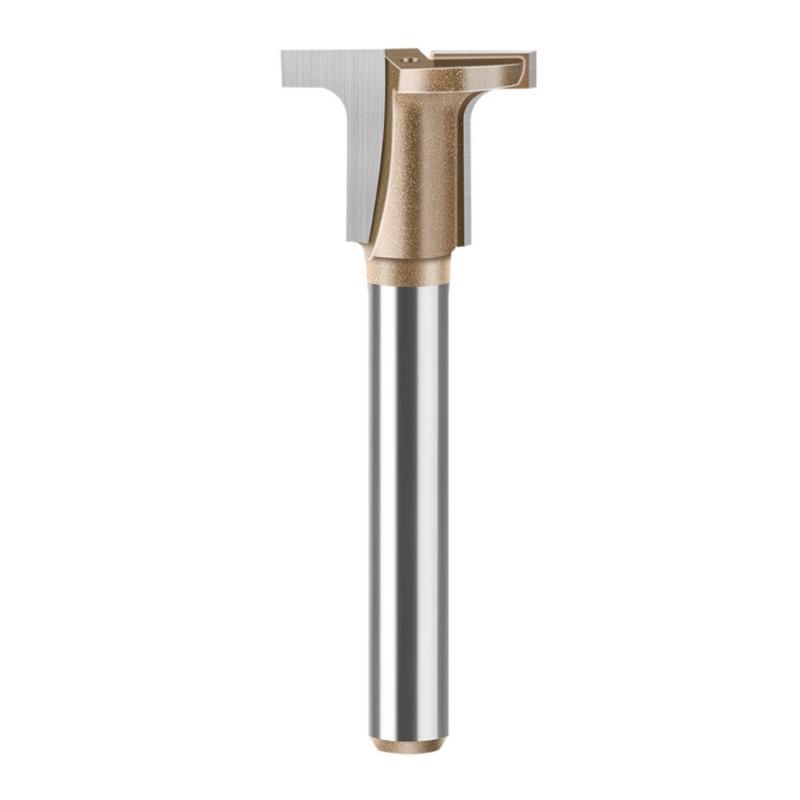 T Slot Semi Round Flat Bottom Router Bit Suitable for Woodworking Bending and Slotting Smooth Cutting Accurate Grooving