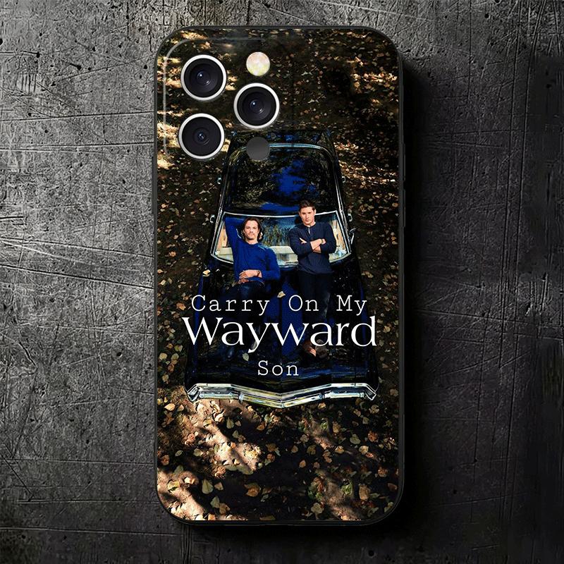 Supernatural SPN Babaite Soft Phone Case for iPhone 16 16E 17 Air 15 Pro Max 14 Plus 13 Mini 11 12 7 Black Cover Back Shell