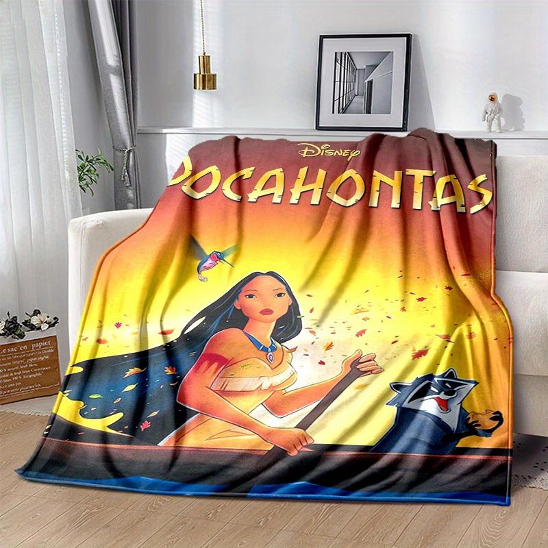 1 pezzo, Pocahontas Disney Coperta Decorativa per la Casa Morbida Coperta per Divano, Letto, Auto, Viaggio, Campeggio