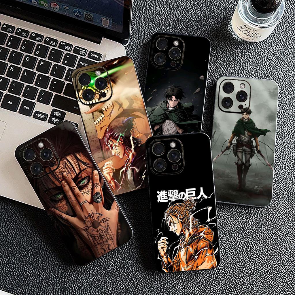 Cover Attack On Titan Levi Eren Jaeger for OPPO A40 A80 A60 A38 A79 A15 A16 A17 A18 A58 A78 A57 A53 A40M 4G 5G Phone Case