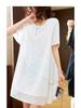 Women's Plus Size Summer Chiffon Dress - Slimming, Stylish Midi Skirt