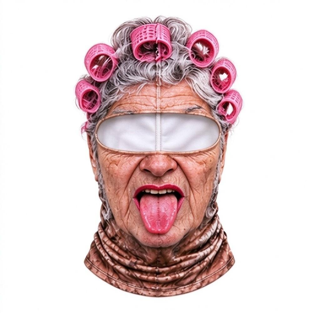 Full Face Coverage Realistic Face Ski Mask 3D Printed Design Winter Windproof Mask For Motorcycle
