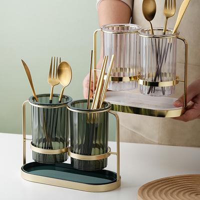 1PC Soporte para Palillos Escurridor de Vajilla Soporte para Tenedores Cucharas Utensilios Domésticos Estante Organizador de Cubiertos de Cocina