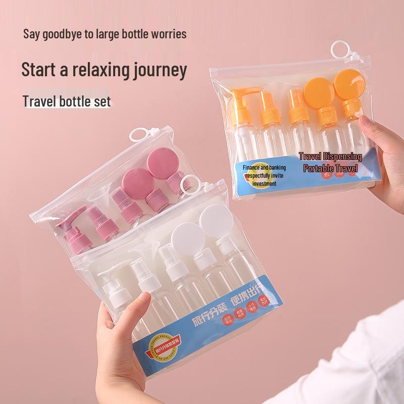 Women's Portable Travel Cosmetics Refill Set: Airplane-Friendly Lotion & Cream Sprays