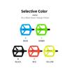 Bike Pedals Nylon Bearing 9/16" Non-Slip Flat Pedals Lightweight Wide Flat Platform Cycling Pedals for BMX Road MTB E-Bike