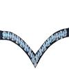 Stylish V-Shaped Horse Bridle Snap browband Made from Durable Leather .