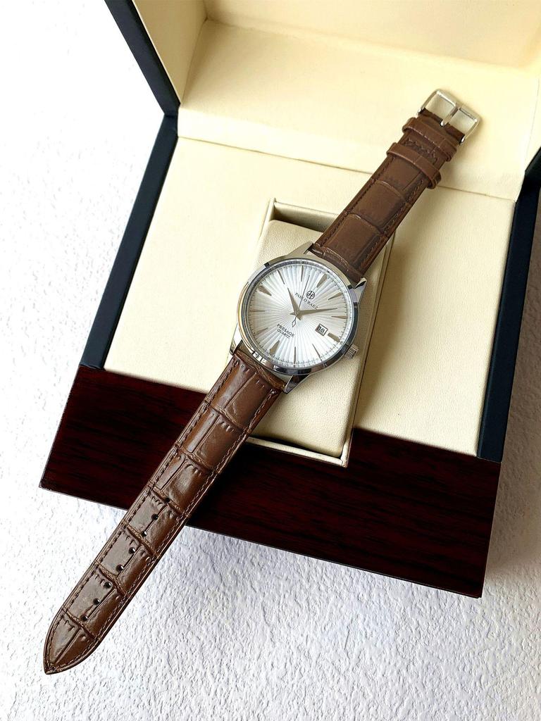 Men's Business Waterproof Quartz Wristwatch with Sweep Second Hand and Calendar