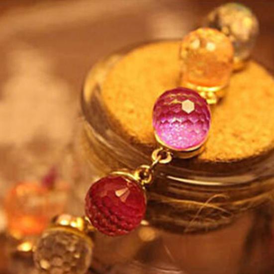 Bracelet Candy Color Round Beads Women Multicolored Beads Cuff Bangle Bracelet for Party