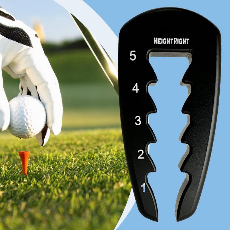 Adjustable Golf Tee Height Tool Precision Tee Height Setter for Consistent Swings Easy-to-Use Golf Precision Training Aid