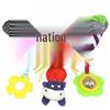 Newborn Plush Doll Educational Hanging Toy for Strollers & Cribs (0-1 Year)