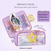 Two-in-One Kids Pencil Case with Large Capacity for Boys and Girls - School Stationery Box and Gift
