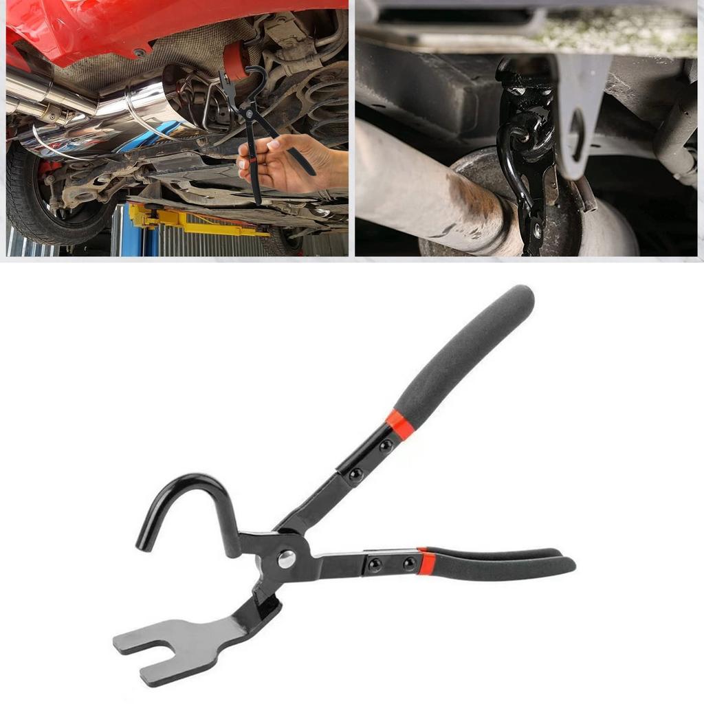 Professional Exhaust Support Brackets Removal Pliers Multifunctional Exhaust Pipe Rubber Gasket Puller for Vehicle Works