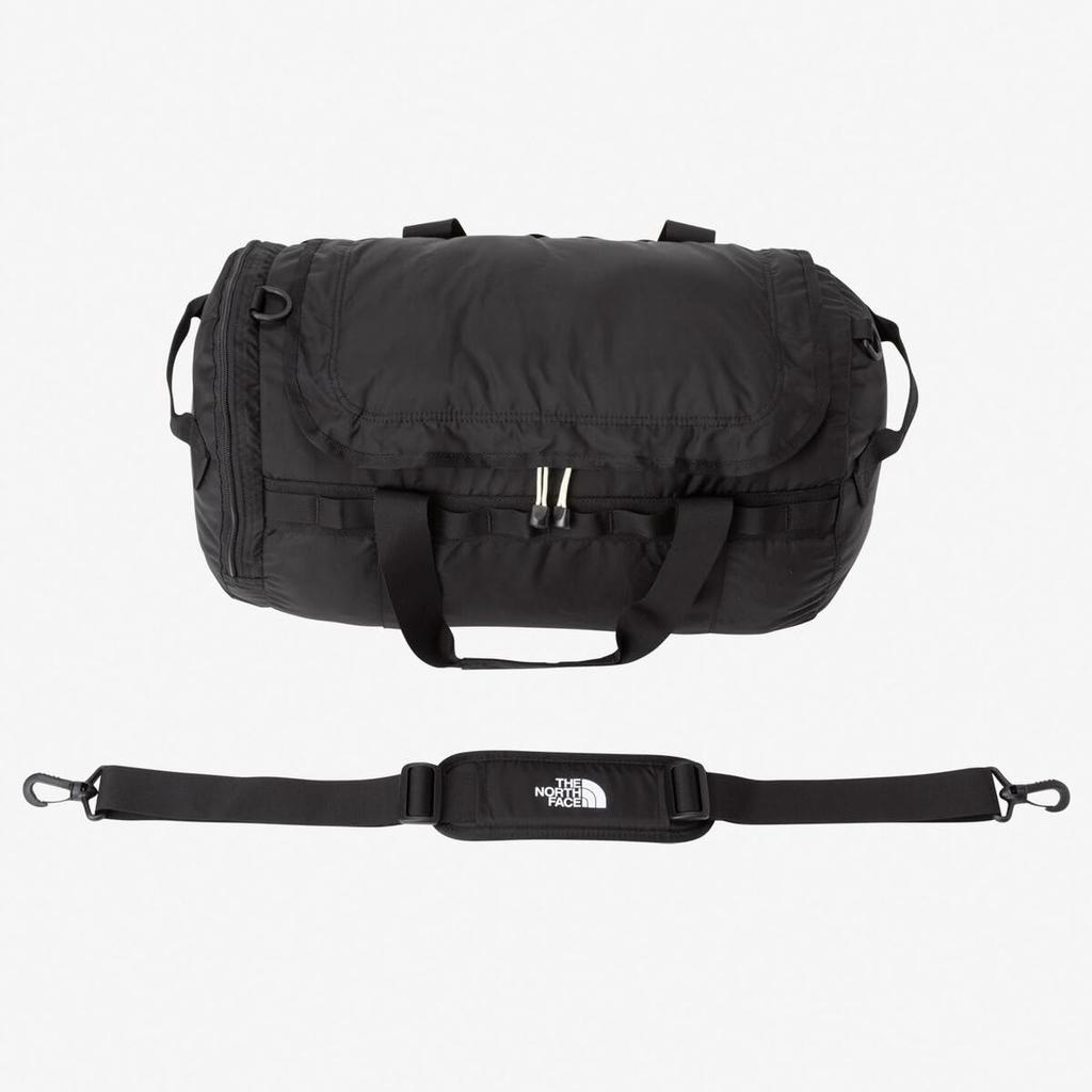 North K Nylon Duffel 30 Black ONESIZE [The Face]