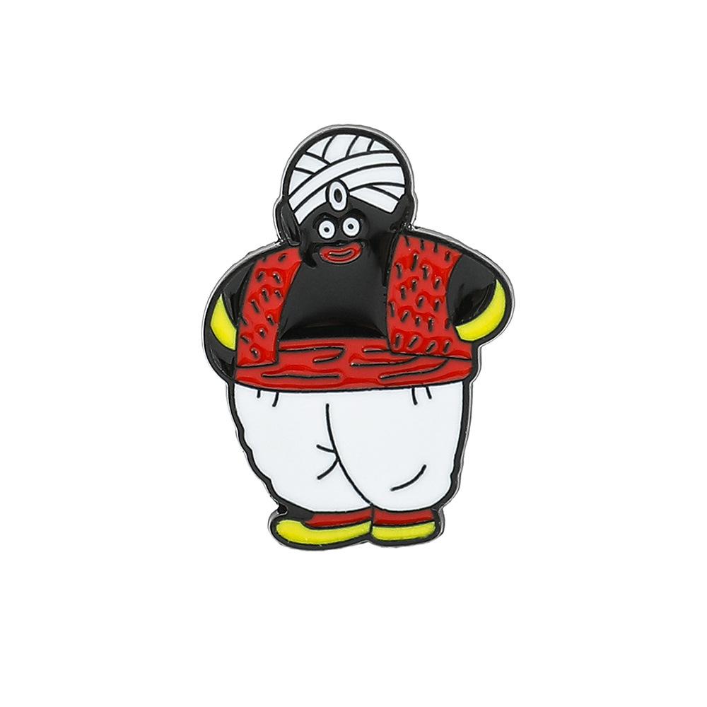 Dragon Ball Peripheral Japanese Cartoon Metal Brooch Pin Hat Clothing Alloy Paint Badge