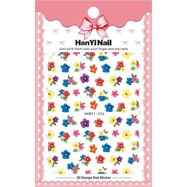 3D граффити в японском стиле, тонкие наклейки для ногтей, наклейки для украшения ногтей, дизайн ногтей