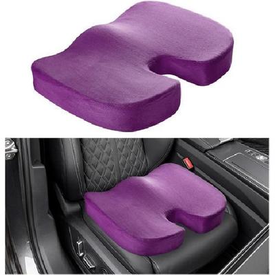 Seat Chair Cushion, Comfortable Auto Cushions for Long Periods-Purple