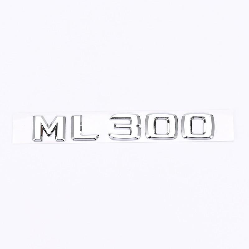 Compatible Mercedes-Benz ML Series Rear Emblem: ML300, ML320, ML350, ML400, ML450