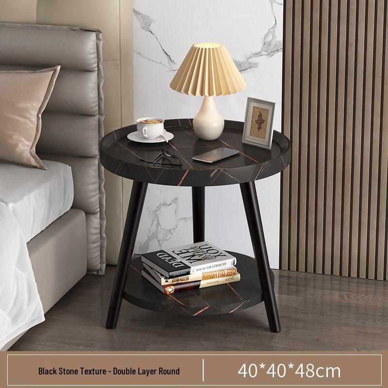 Double-Layer Floor Storage Rack: Perfect for Kitchen, Living Room, Bedroom, Coffee Table, or Bedside; Easy Installation