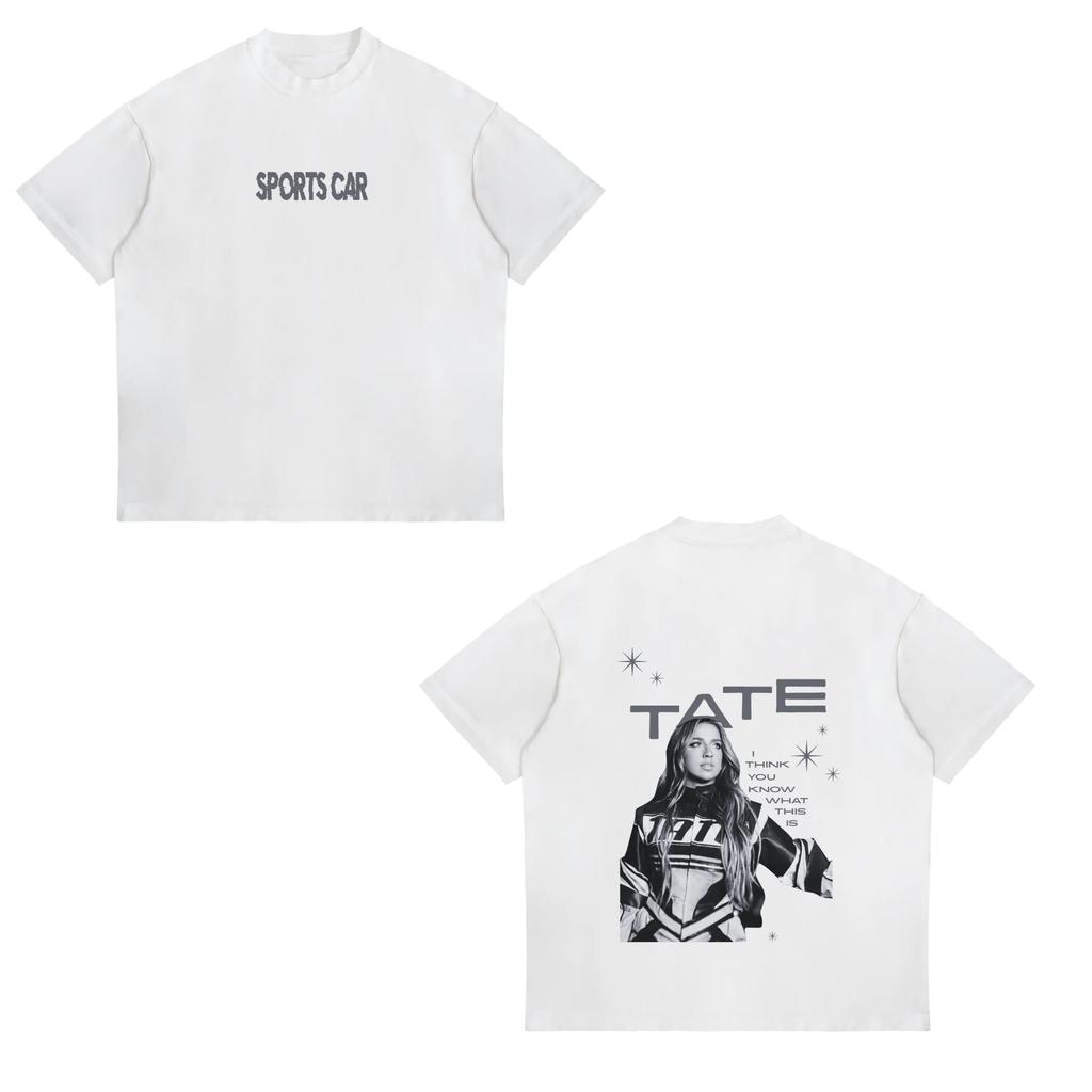 Tate McRae Think Later Tshirts Pop Singer 2025 Tour Merch Crewneck Short Sleeve Tee Unisexs Women Streetwear Fashion Clothes Tops