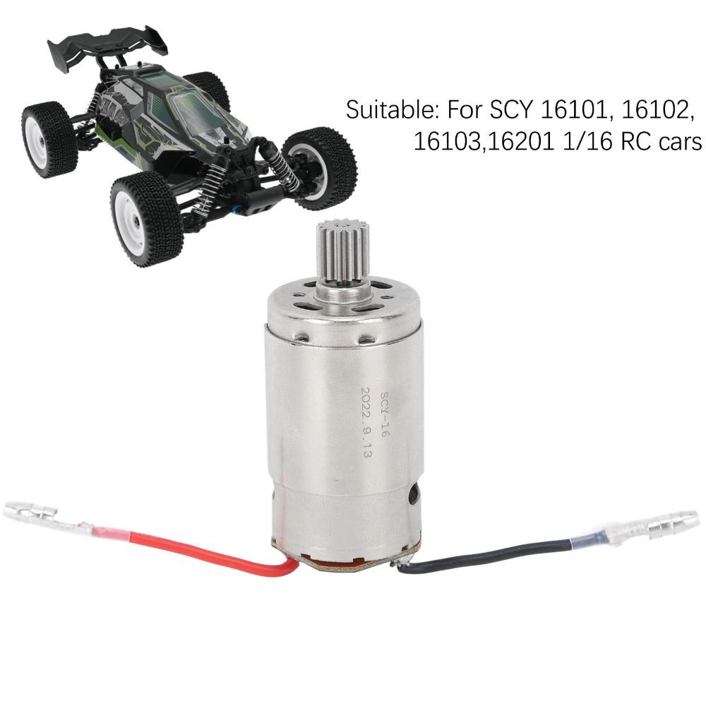 7.4V 390 Motor RC Car Motor for SCY 16101/16102/16103/16201/16106 1/16 RC Car For RC Crawler