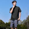 MINISO Men's Quick-Dry Stand Collar Pocket T-Shirt