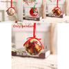 Christmas Theme Pattern Foam Ball Pendant Family Festival Decoration Props For Holiday Tree Decor And Festive Display