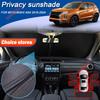 Auto Black Window Privacy Sunshade For MITSUBISHI ASX 2016-2024 Anti-UV Heat Ulation Protect Cover Interior Accessory