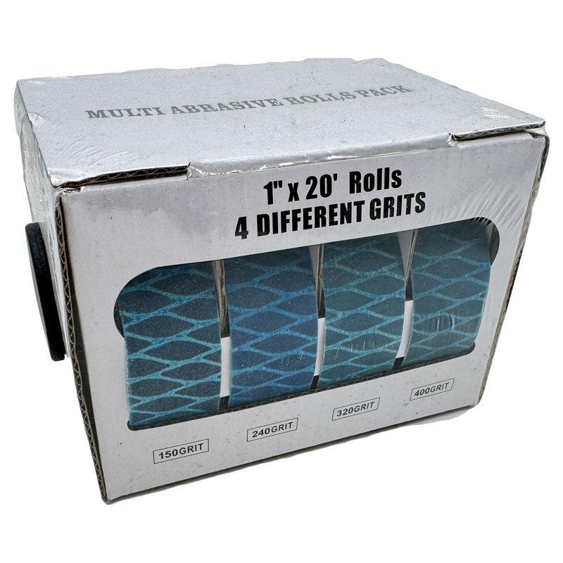

International Sanding Belt Box: 4, 5, 6-Drawer Options & Sandpaper Roll with Diamond Fish Scale Sanding Cloth Roll
