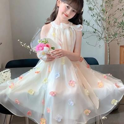 Summer Mesh Vest Dress for Kids Princess Girl Dresses  Reviews Many Girls Clothes From 5 6 Years Women's 11 12 Old 8 10 14